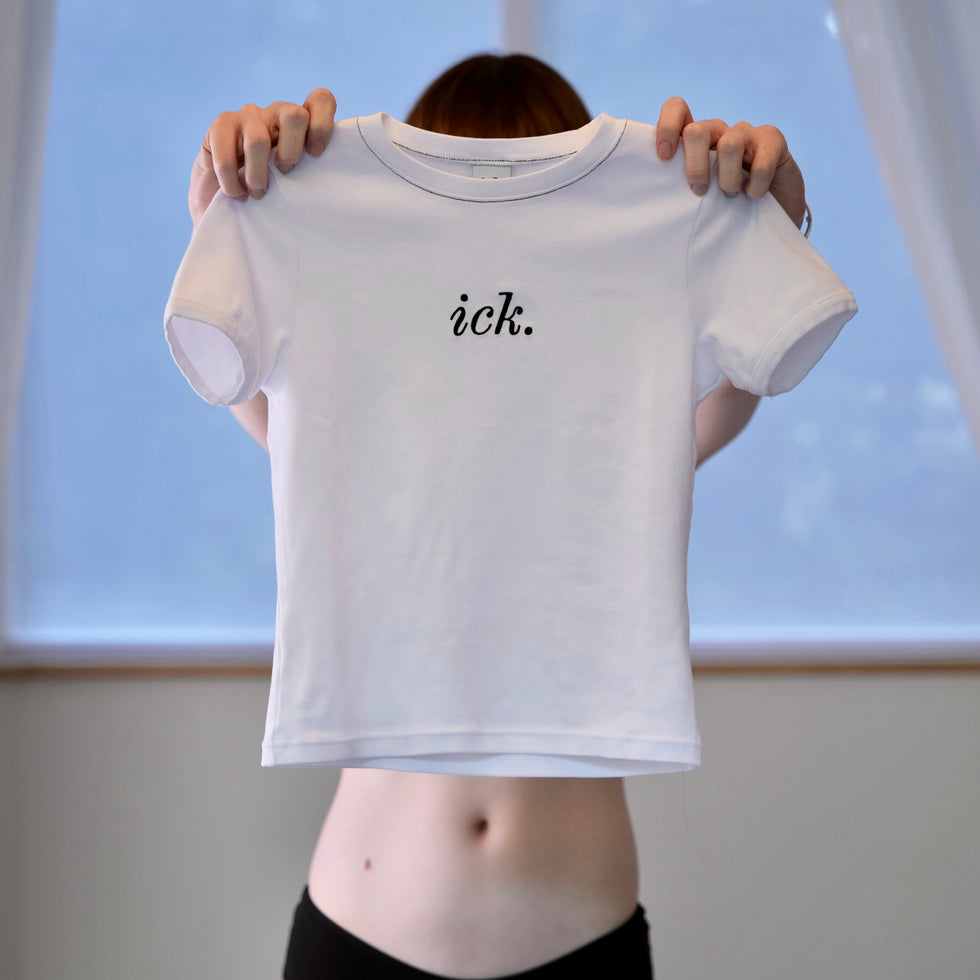 LOGO BABY TEE WHITE