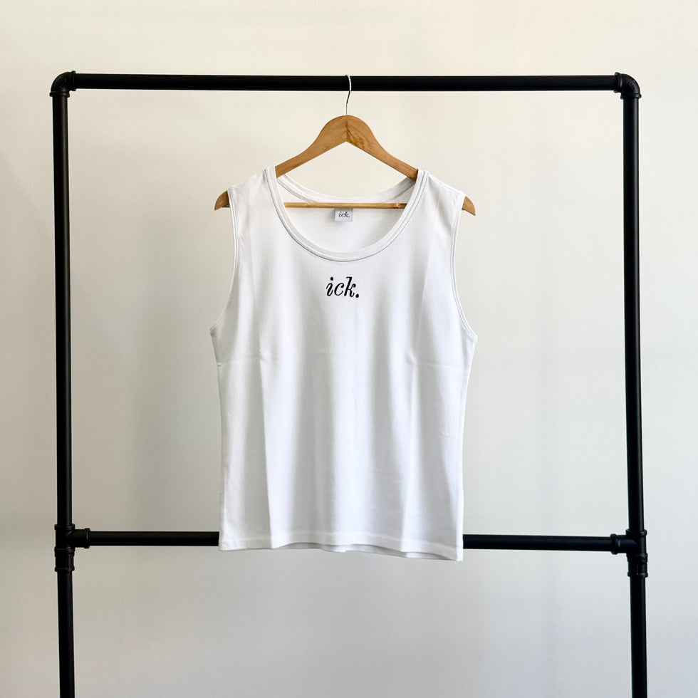 STITCH TANK WHITE