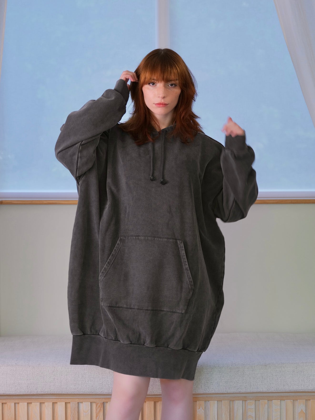 oversized hoodie dress OVERSIZED HOODIE – ick