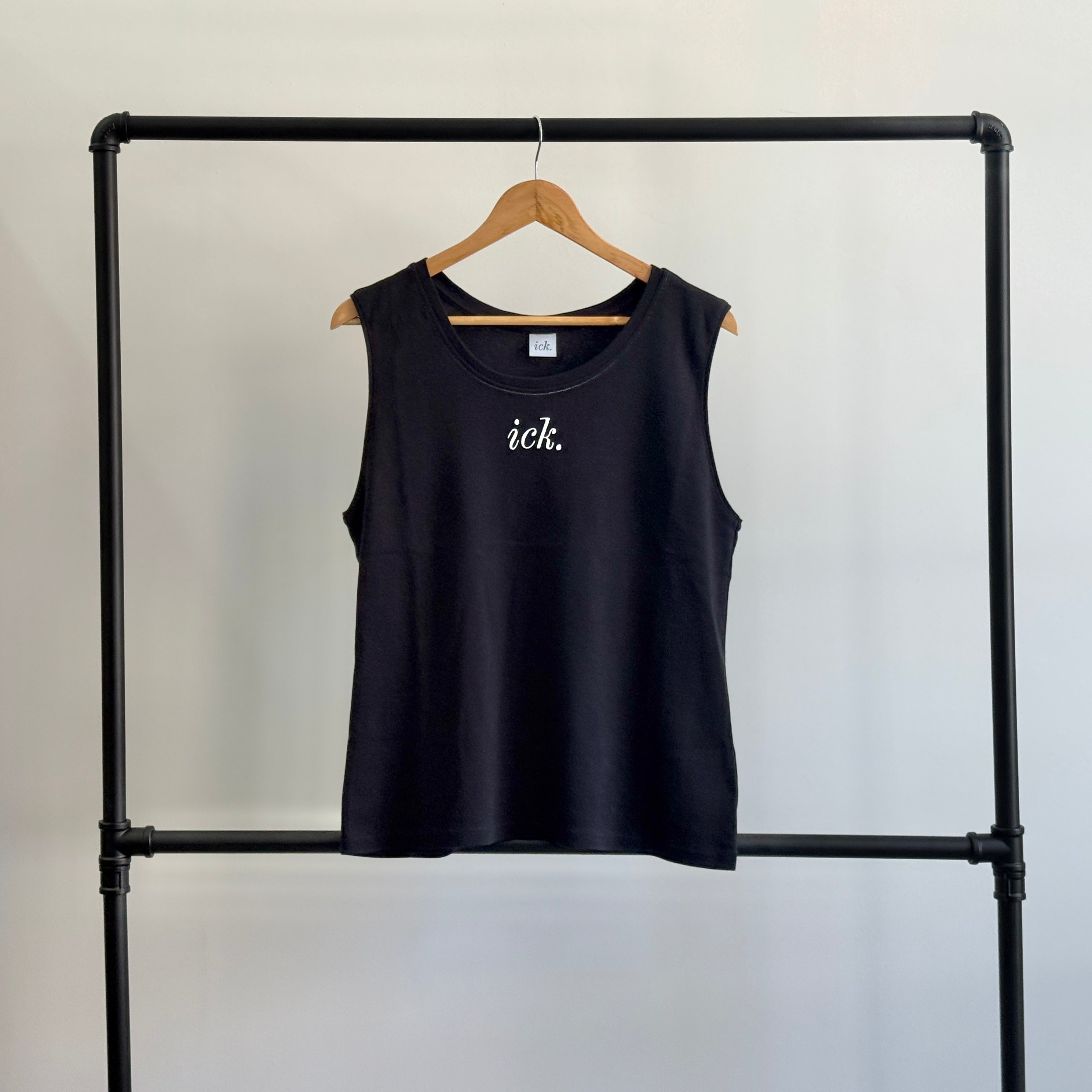 STITCH TANK BLACK