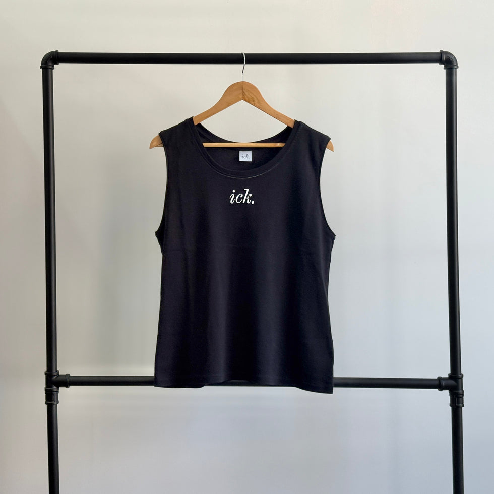 STITCH TANK BLACK
