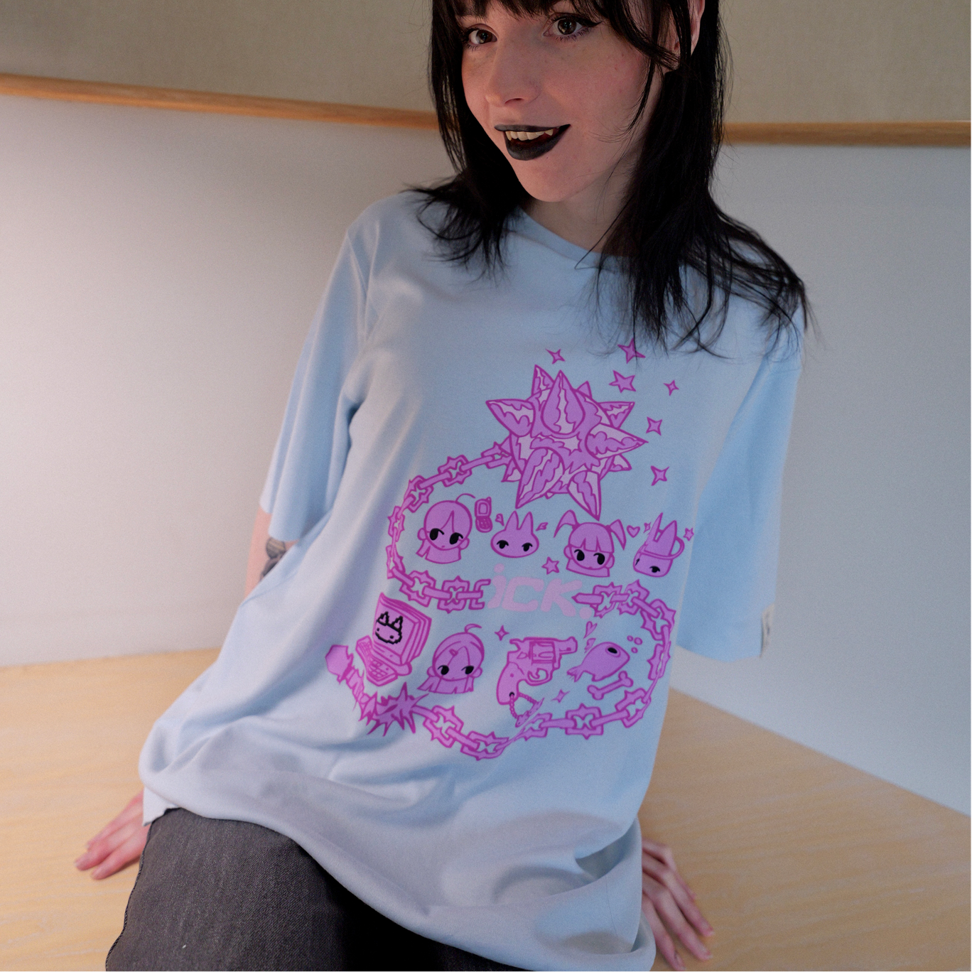 ICK X MUSHY "All A Girl Needs" TEE