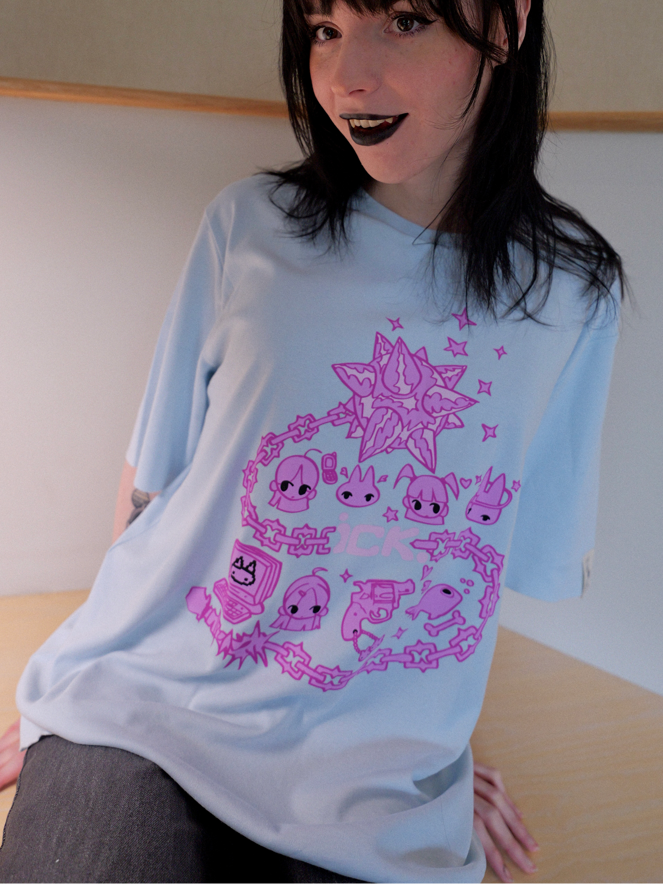 ICK X MUSHY "All A Girl Needs" TEE