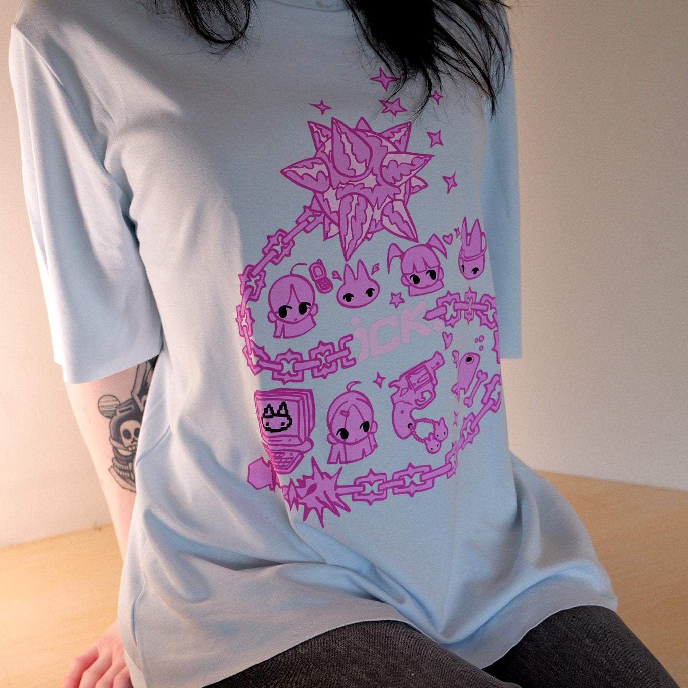 ICK X MUSHY "All A Girl Needs" TEE