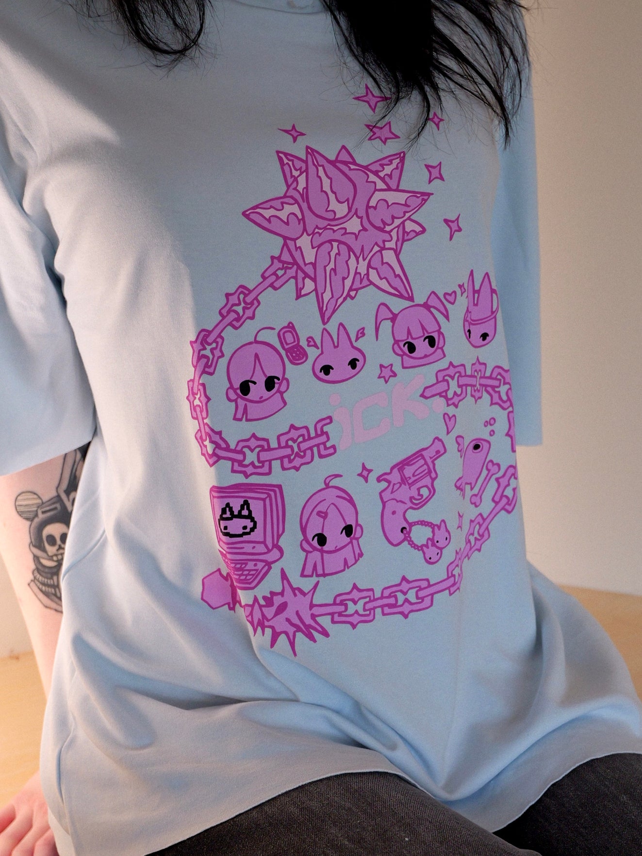 ICK X MUSHY "All A Girl Needs" TEE